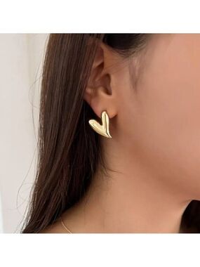 ($4) Chunky Heart Earrings